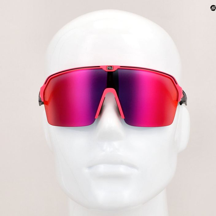 Rudy Project Spinshield Air ροζ φλούο ματ/πολυφασικό κόκκινο ποδηλατικά γυαλιά SP8438900001 8