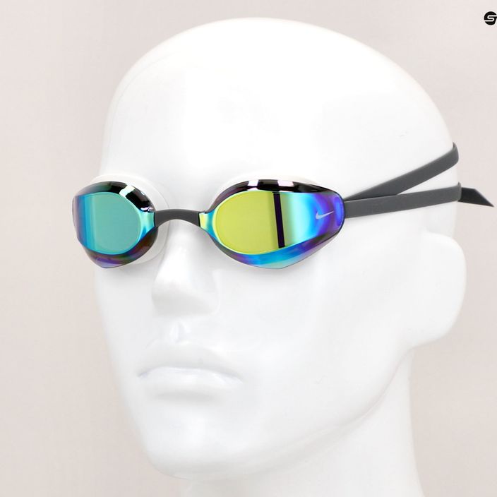 Γκρι γυαλιά κολύμβησης Nike Vapor Mirror iron grey 8