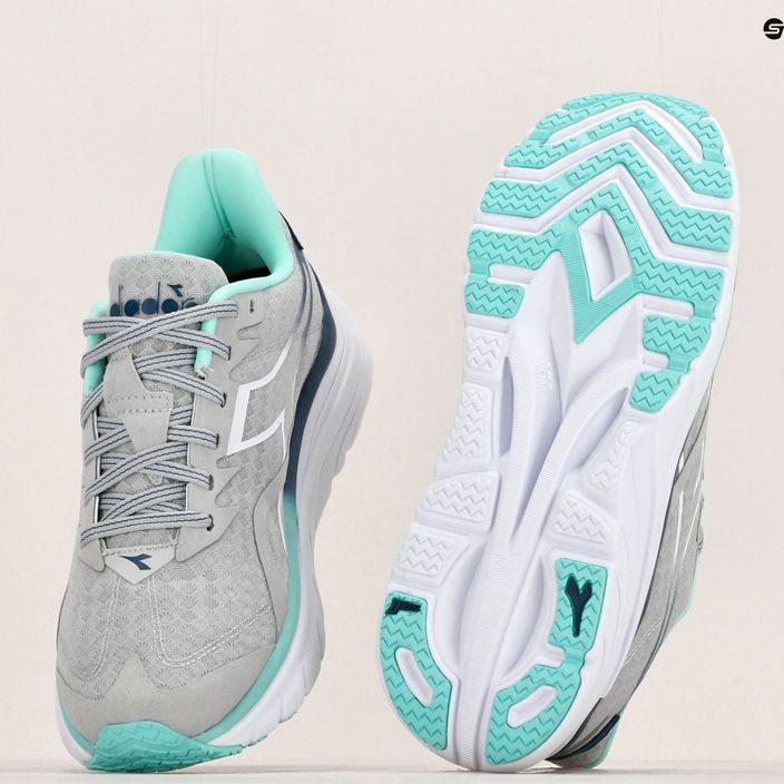 Γυναικεία αθλητικά παπούτσια Diadora Equipe Nucleo silver dd/white/aruba blue 19