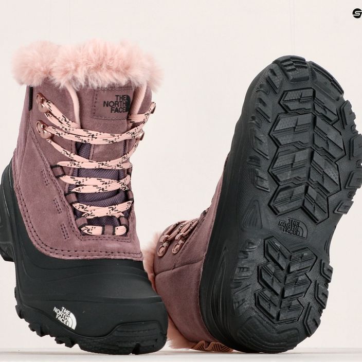 The North Face Shellista V Lace Wp παιδικές μπότες χιονιού fawn grey/asphalt grey 14