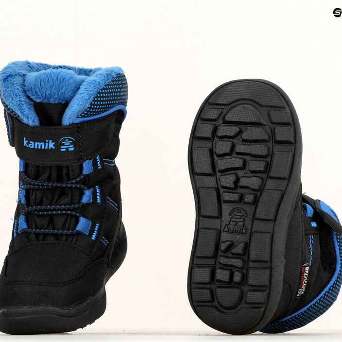 Kamik Stance2 μαύρες/μπλε παιδικές μπότες πεζοπορίας 14