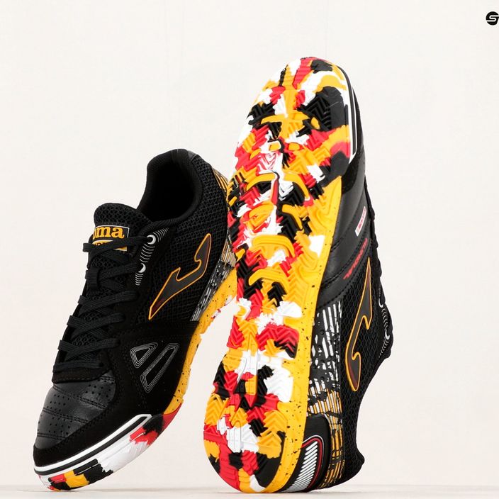 Ανδρικά ποδοσφαιρικά παπούτσια Joma Mundial IN μαύρο/πορτοκαλί 16