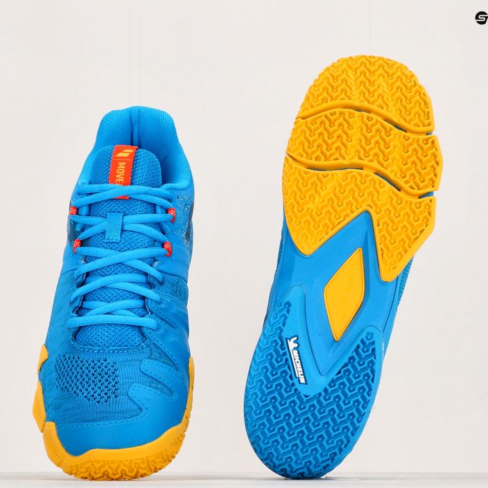Babolat Movea ανδρικά παπούτσια κουπιών γαλλικό μπλε/κίτρινο ζωντανό 14