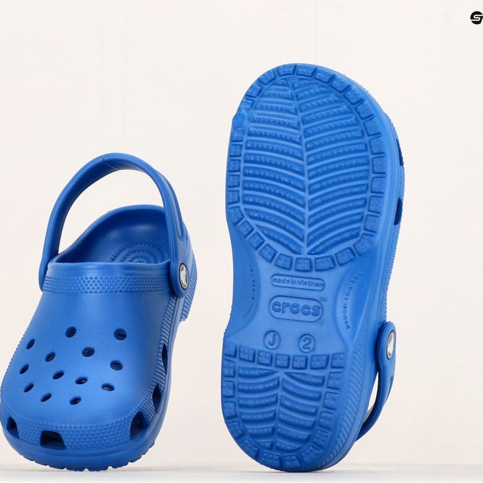 Crocs Classic Clog Παιδικά σαγιονάρες με μπλε μπουλόνι 13