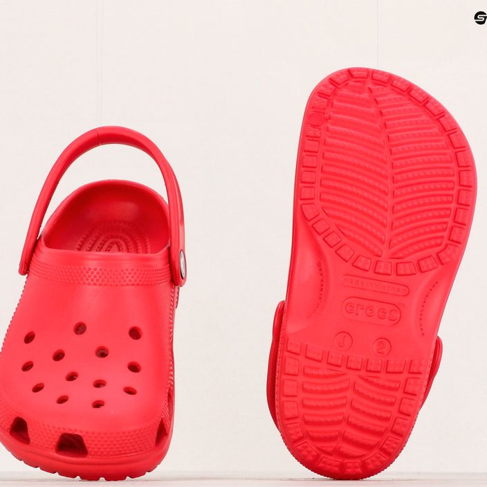 Crocs Classic Clog Παιδικές σαγιονάρες κόκκινο χρώμα 13