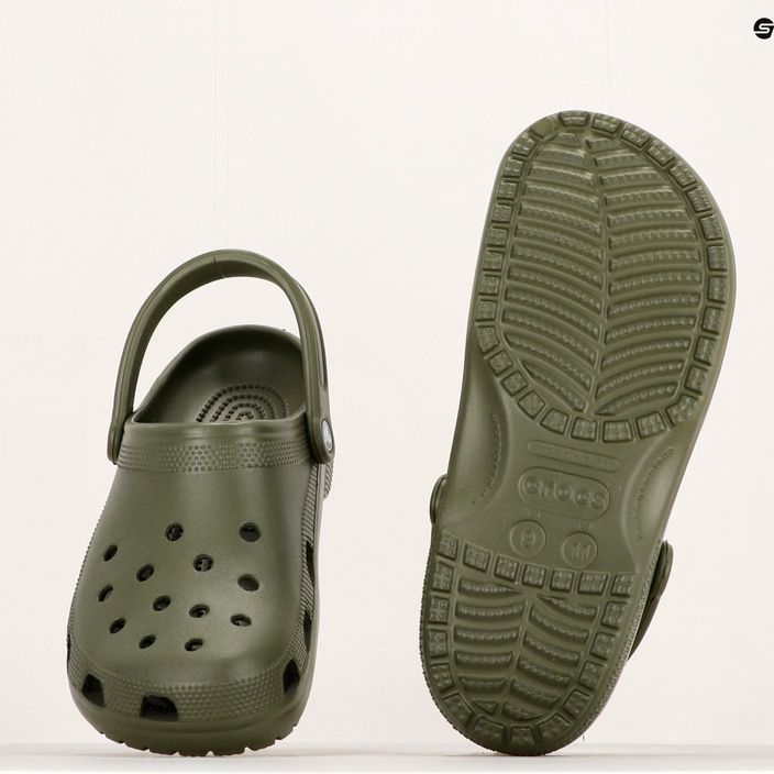 Ανδρικές σαγιονάρες Crocs Classic army green 12