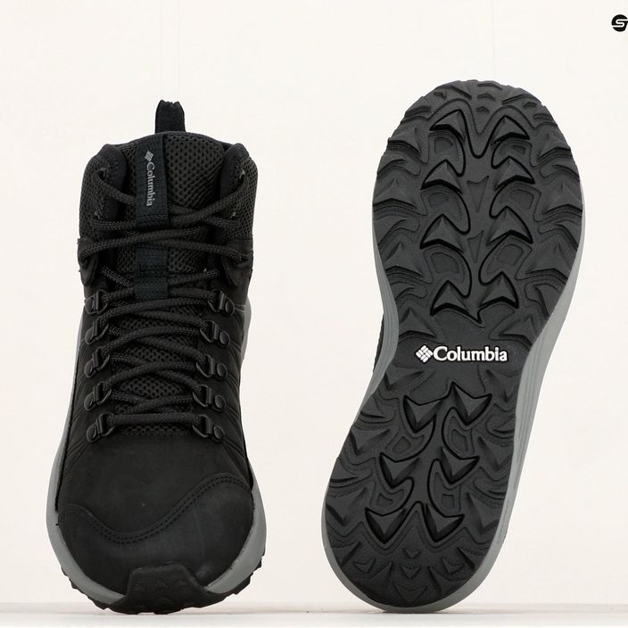 Γυναικείες μπότες πεζοπορίας Columbia Trailstorm Crest Mid WP black/ti grey steel 17