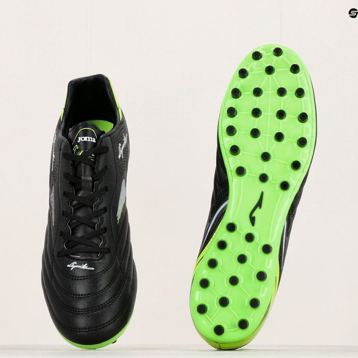 Joma Aguila 2231 AG negro/verde fluor ανδρικές μπότες ποδοσφαίρου 14