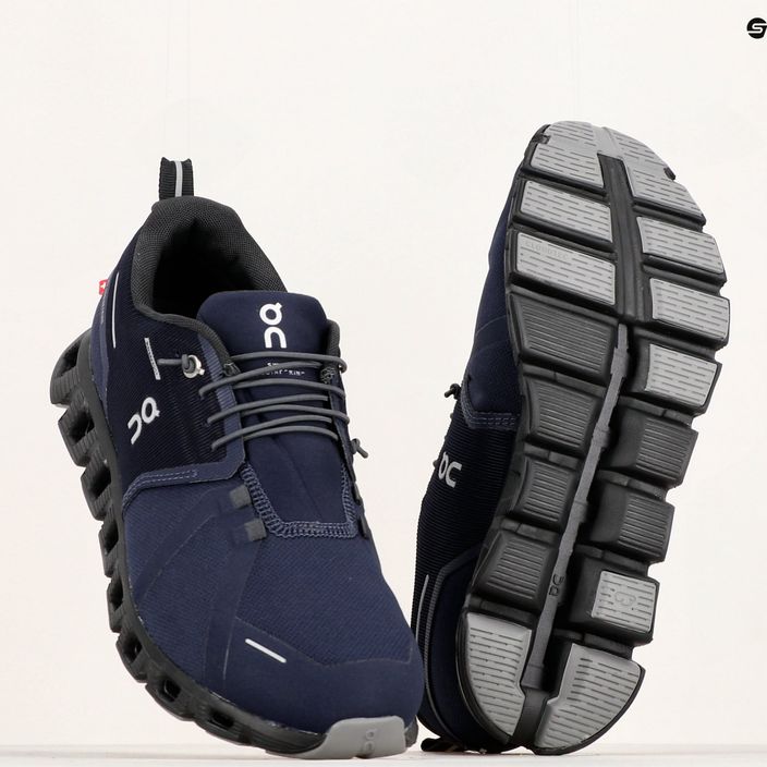 Ανδρικά παπούτσια για τρέξιμο On Cloud 5 Waterproof midnight/magnet 15