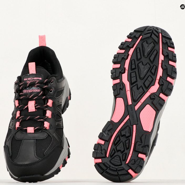 Γυναικείες μπότες πεζοπορίας SKECHERS Selmen West Highland μαύρο/ανθρακί 8