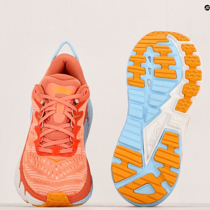 Γυναικεία παπούτσια για τρέξιμο HOKA Gaviota 4 shell coral/peach parfait 13