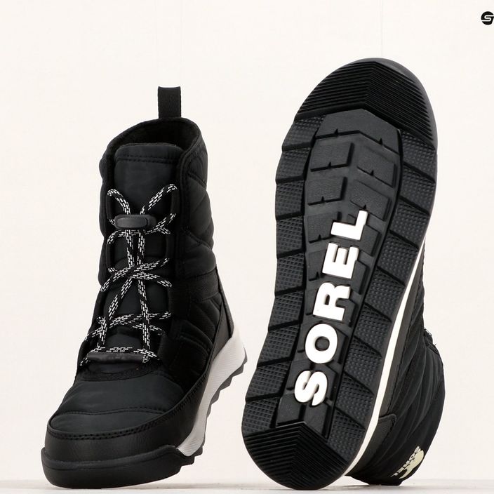 Παιδικές μπότες πεζοπορίας Sorel Whitney II Short Lace Wp μαύρο/μαύρο 15