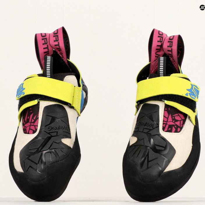 La Sportiva γυναικείο παπούτσι αναρρίχησης Skwama apple green/cobalt blue 15