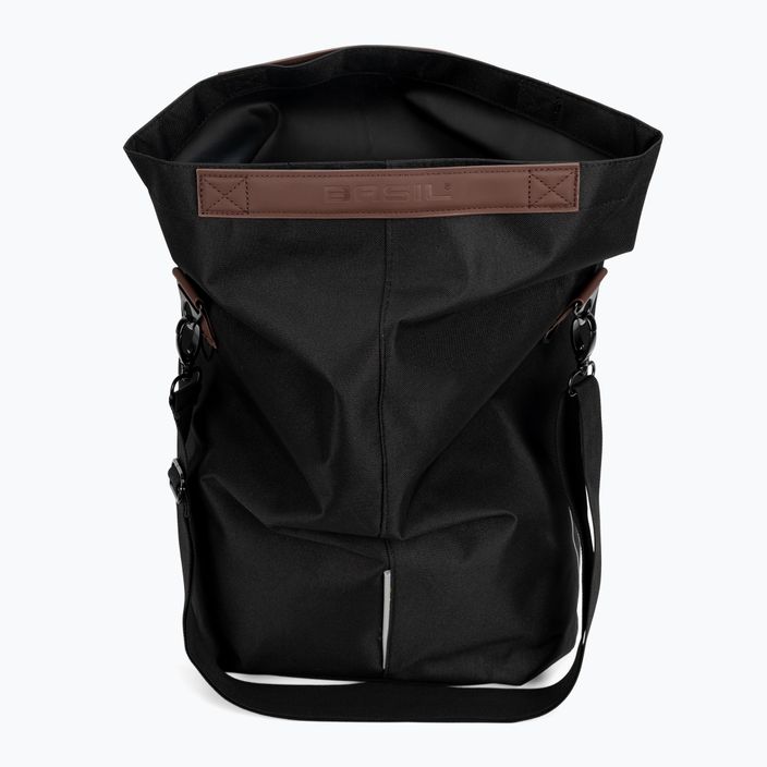 Basil Bloom City Shopper τσάντα για ποδήλατο μαύρο B-17779 4
