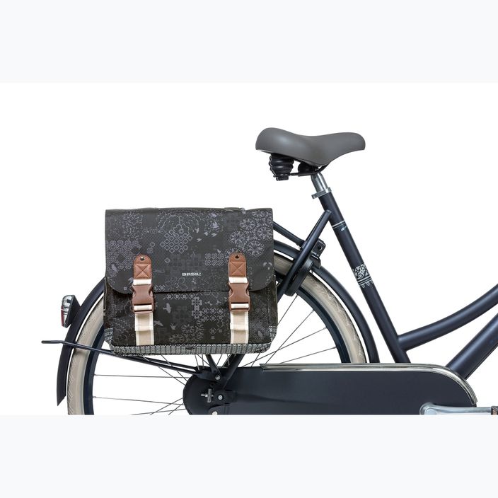 Basil Boheme διπλή τσάντα 35 l ανθρακί ποδηλάτου panniers 6