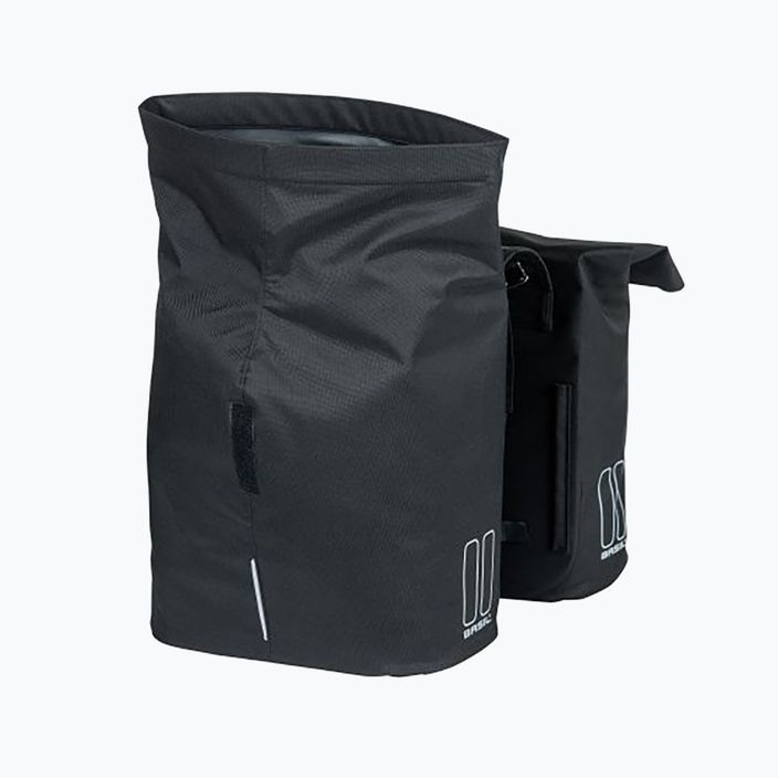 Basil Bloom City Double Bag τσάντα με σχάρα ποδηλάτου μαύρη B-18071 4