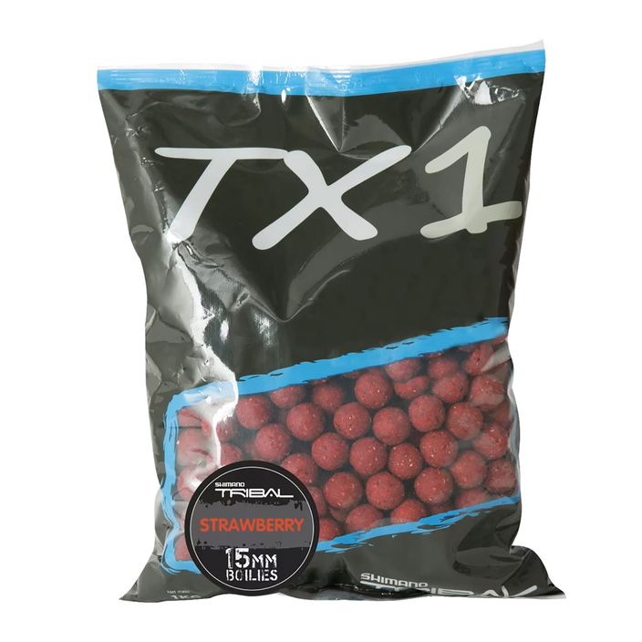 Shimano Tribal TX1 Strawberry 1 kg boilies κυπρίνου 2