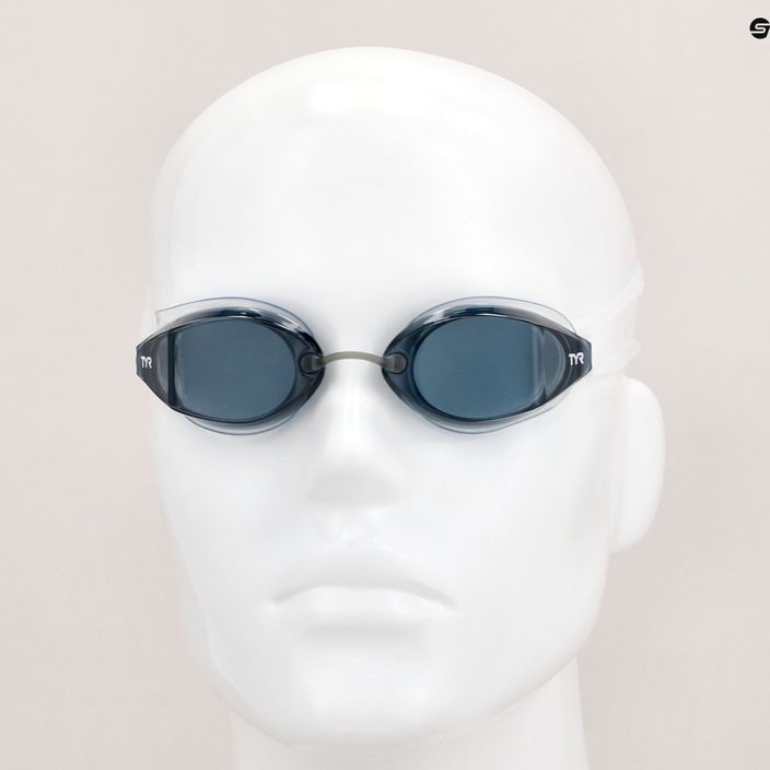 TYR Tracer-X Racing γυαλιά κολύμβησης καπνός/καθαρό/καθαρό LGTRX_072 3