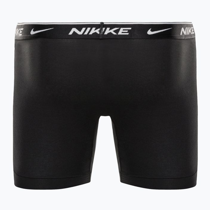 Ανδρικό Nike Everyday Cotton Stretch Boxer Brief 3Pk MP1 λευκό/γκρι ερείκη/μαύρο 3