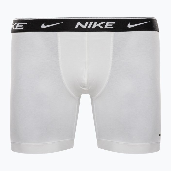 Ανδρικό Nike Everyday Cotton Stretch Boxer Brief 3Pk MP1 λευκό/γκρι ερείκη/μαύρο 8