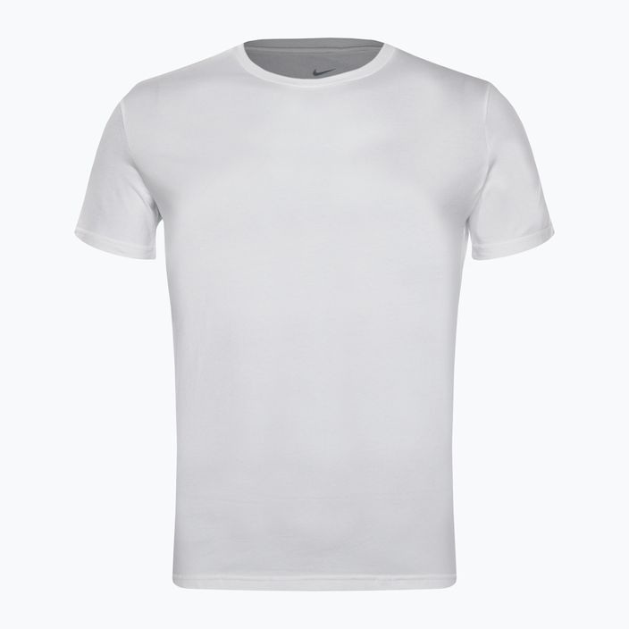 Ανδρικό μπλουζάκι προπόνησης Nike Everyday Cotton Stretch Crew Neck SS 2Pk 100 λευκό