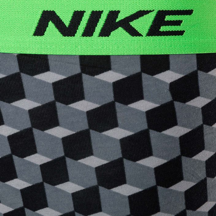 Ανδρικά σορτς μποξεράκια Nike Everyday Cotton Stretch Trunk 3Pk BAU geo block print/cool grey/black 4