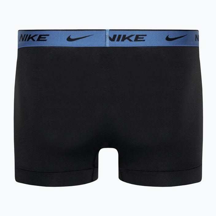 Ανδρικά σορτς μποξεράκια Nike Everyday Cotton Stretch Trunk 3 ζευγάρια μαύρο/μπλε/φούξια/πορτοκαλί 3