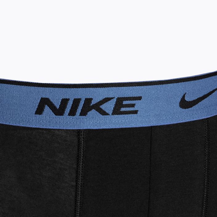 Ανδρικά σορτς μποξεράκια Nike Everyday Cotton Stretch Trunk 3 ζευγάρια μαύρο/μπλε/φούξια/πορτοκαλί 5