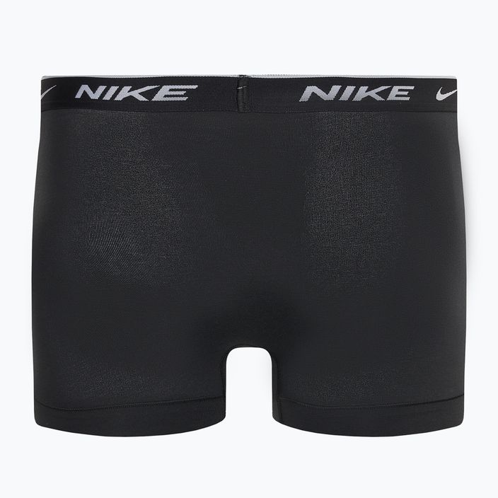 Ανδρικά σορτς μποξεράκια Nike Everyday Cotton Stretch Trunk 3 ζευγάρια μαύρο/μαύρο/μαύρο πορτοκαλί 3