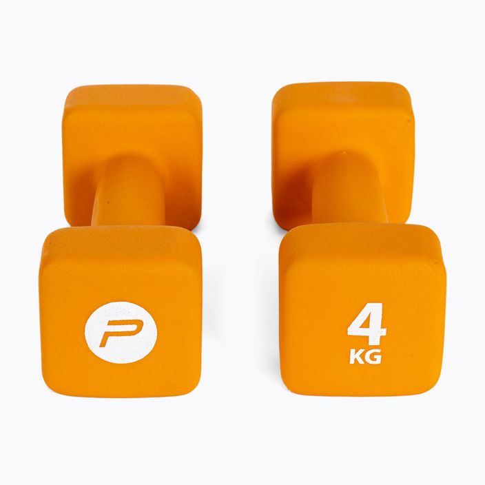 Νεοπρένιο αλτήρες 4kg Pure2Improve πορτοκαλί P2I201420 3