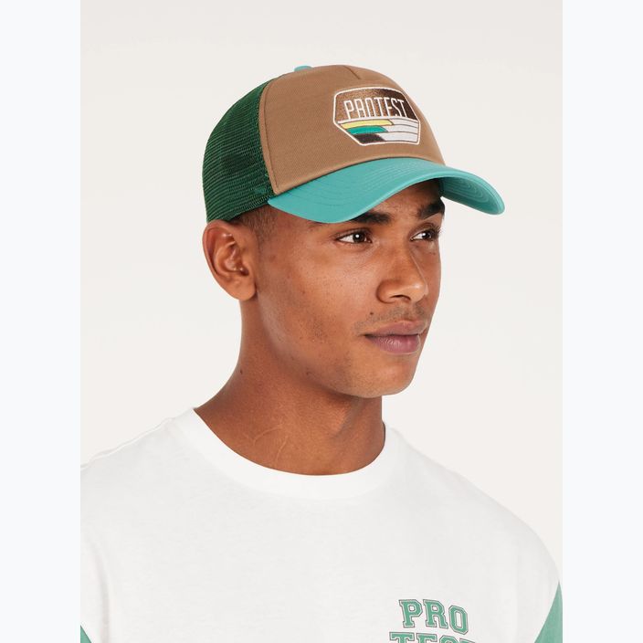 Ανδρικό Protest Prtaros παγωμένο πράσινο καπέλο μπέιζμπολ 3