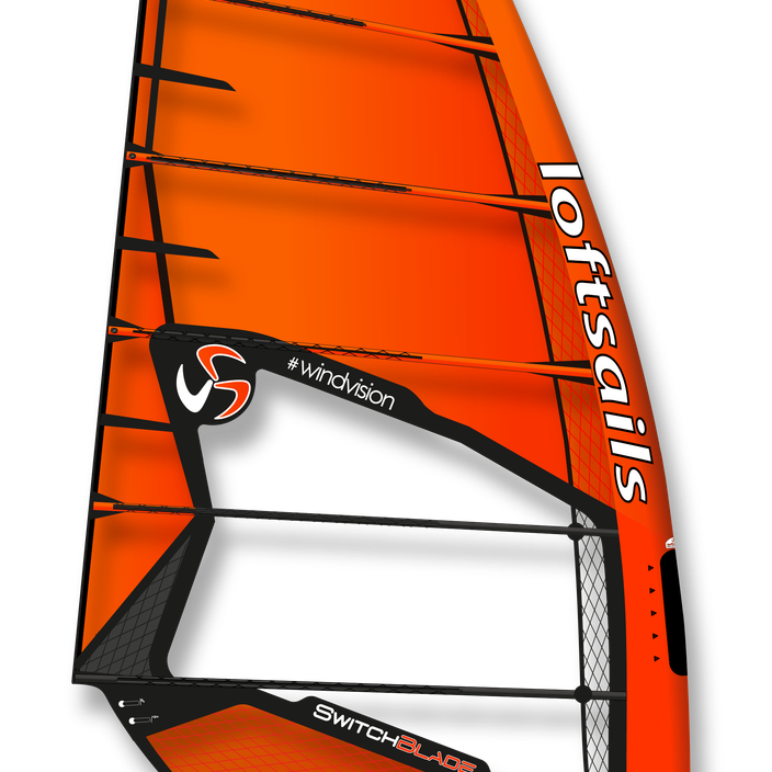 Loftsails 2022 Switchblade Freerace πορτοκαλί πανί windsurfing LS060012800