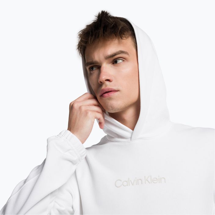 Ανδρικό Calvin Klein Hoodie YAF φωτεινό λευκό 4