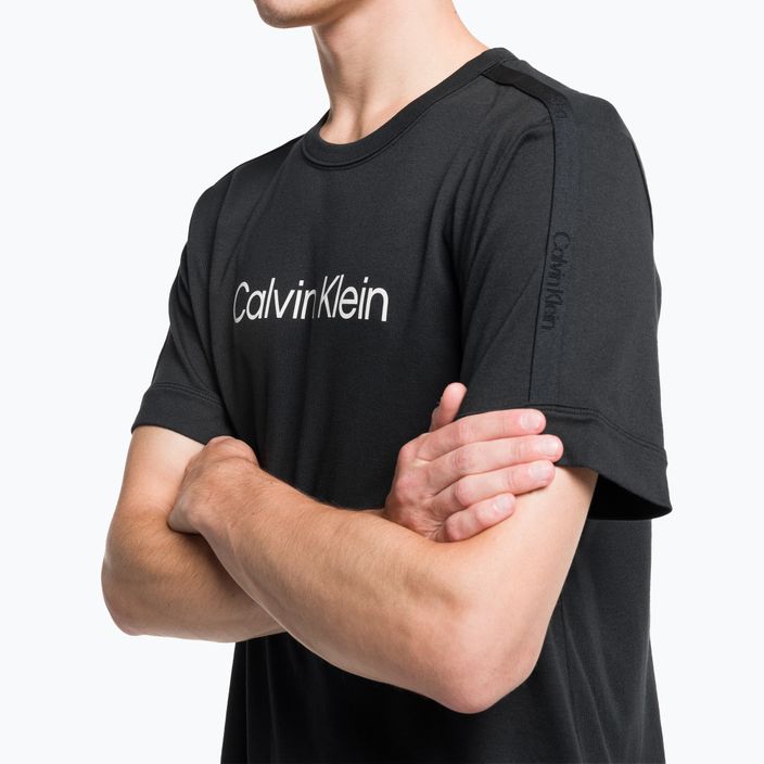 Ανδρικό t-shirt Calvin Klein μαύρο beuty t-shirt 4