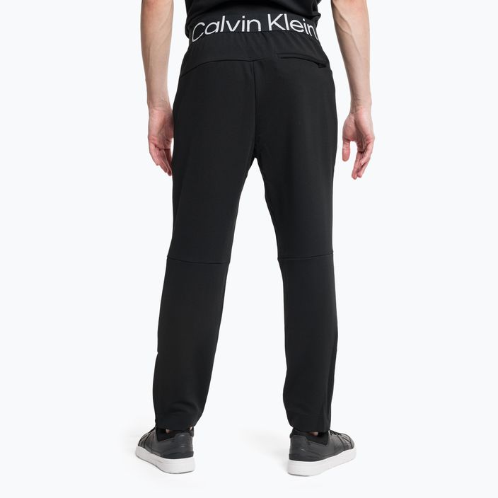Ανδρικό παντελόνι προπόνησης Calvin Klein Knit BAE μαύρη ομορφιά 3