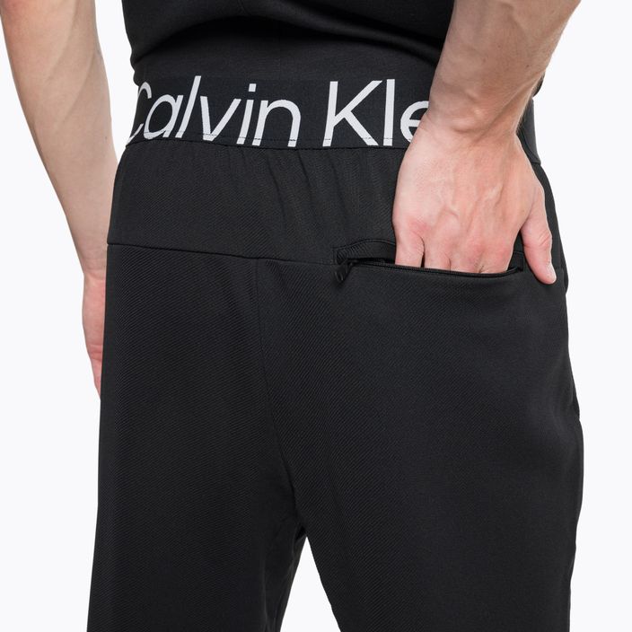 Ανδρικό παντελόνι προπόνησης Calvin Klein Knit BAE μαύρη ομορφιά 5