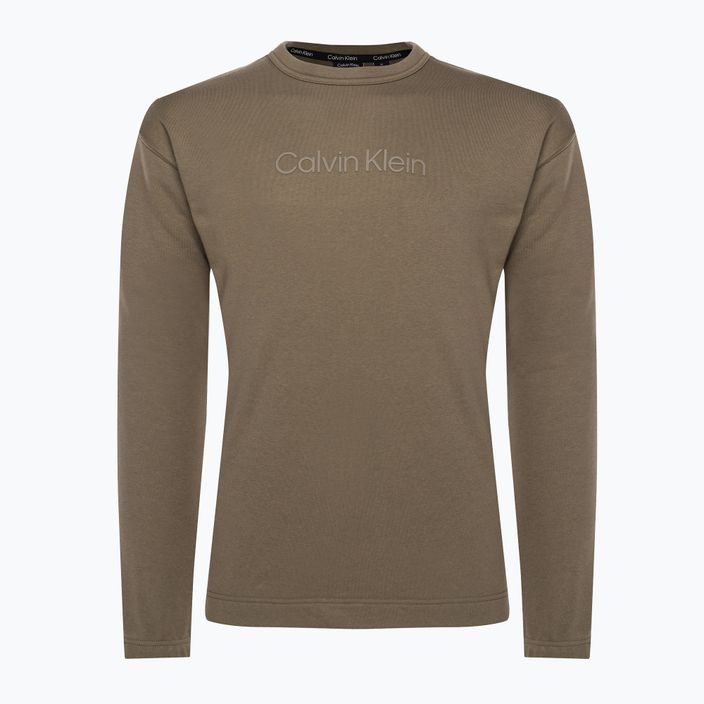 Ανδρικό φούτερ Calvin Klein Pullover 8HU γκρι ελαιόλαδο 5
