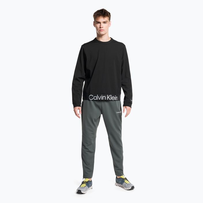Ανδρικό φούτερ Calvin Klein Pullover BAE μαύρη ομορφιά 2