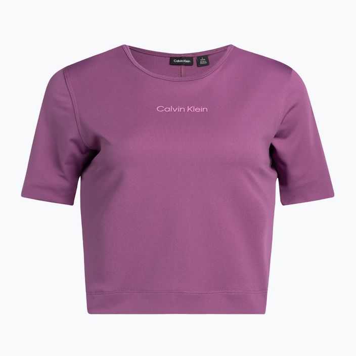 Γυναικείο Calvin Klein Knit amethyst T-shirt 5