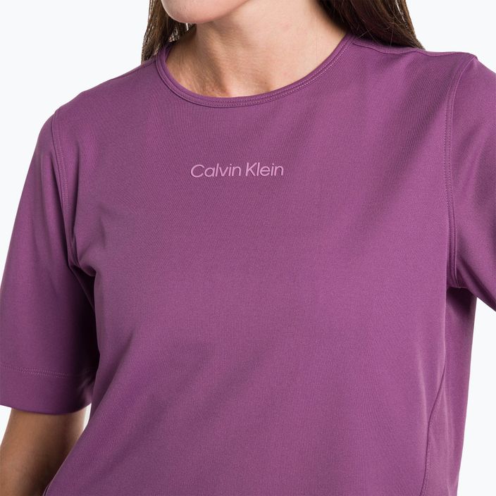 Γυναικείο Calvin Klein Knit amethyst T-shirt 4