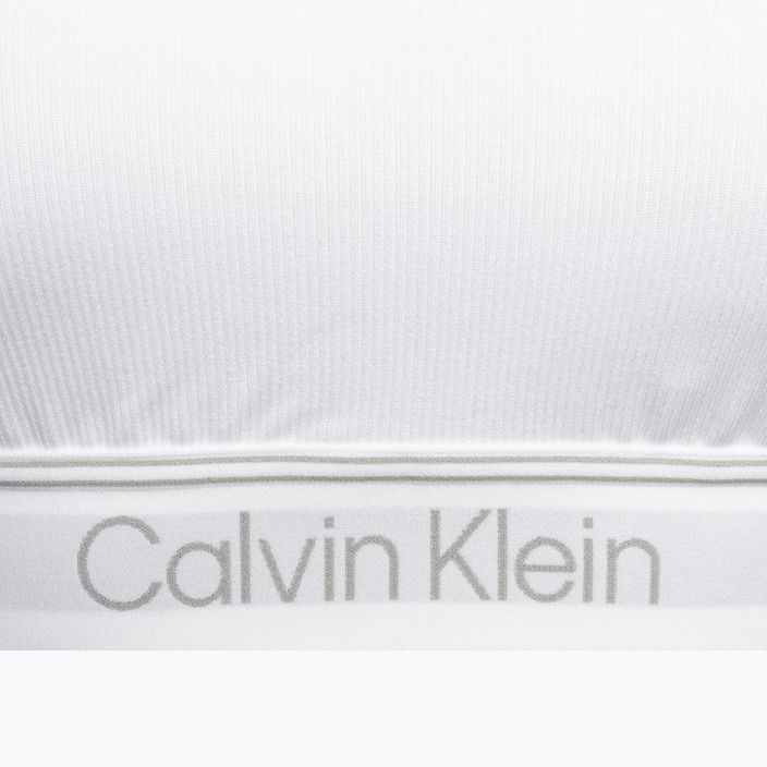 Calvin Klein Medium Support YAF φωτεινό λευκό σουτιέν γυμναστικής 3