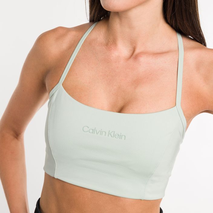 Calvin Klein Low Support 8HV seaspray πράσινο σουτιέν γυμναστικής 4