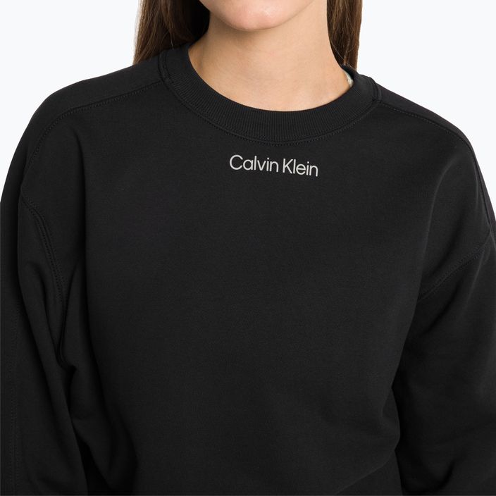 Γυναικείο φούτερ Calvin Klein Pullover BAE μαύρη ομορφιά 4