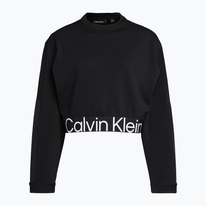 Γυναικείο φούτερ Calvin Klein Pullover μαύρη ομορφιά 5