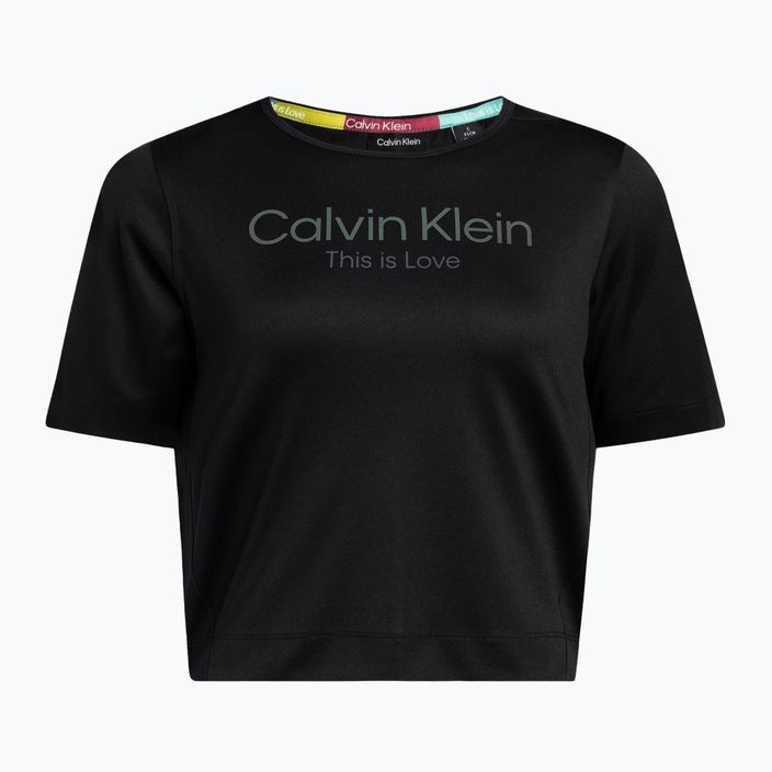 Γυναικείο Calvin Klein Knit μαύρο t-shirt ομορφιάς 5