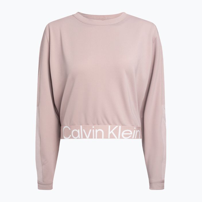 Γυναικείο φούτερ Calvin Klein Pullover φούτερ γκρι ροζ 5