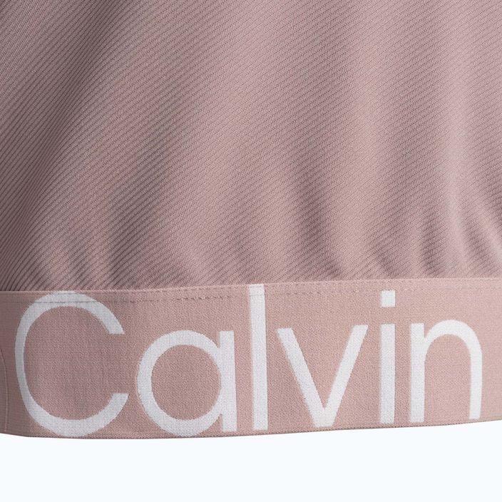 Γυναικείο φούτερ Calvin Klein Pullover φούτερ γκρι ροζ 7