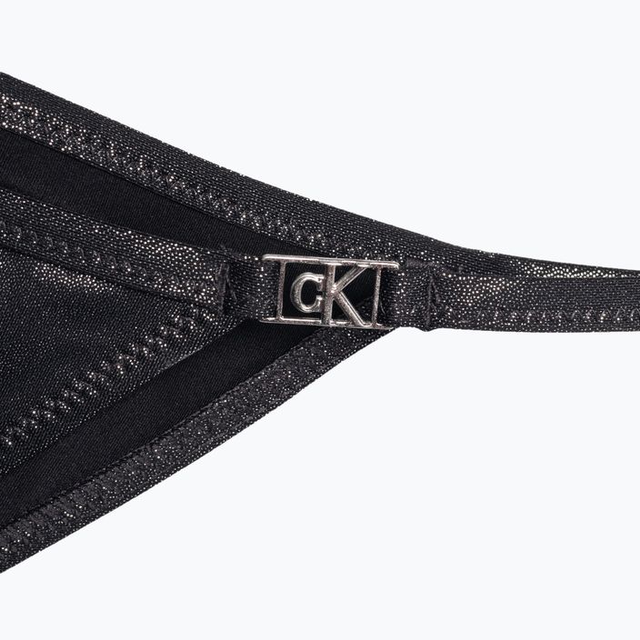 Calvin Klein String Cheeky Bikini bottom μαύρο 3
