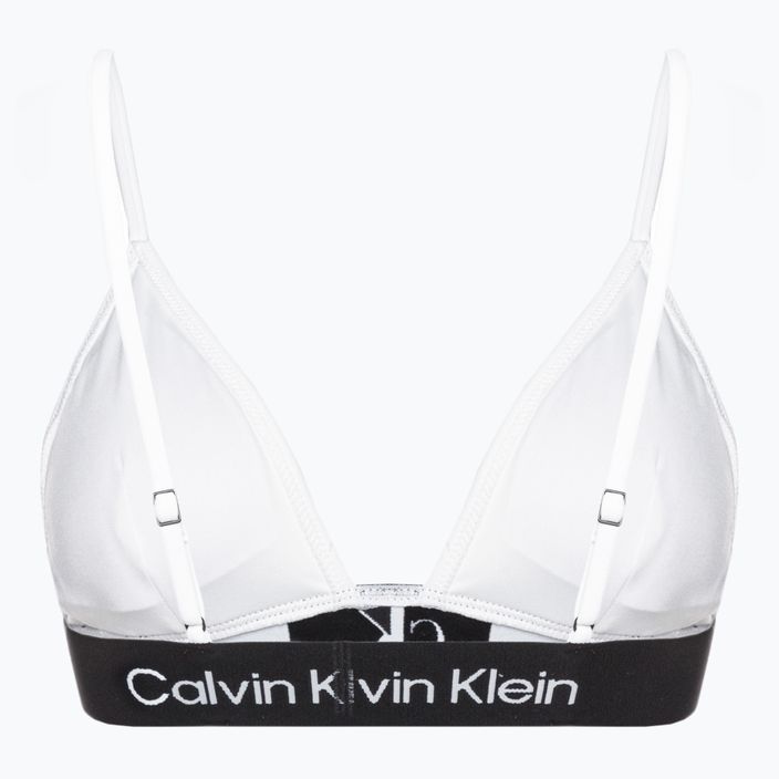 Calvin Klein Triangle-Rp μαγιό τοπ λευκό 2