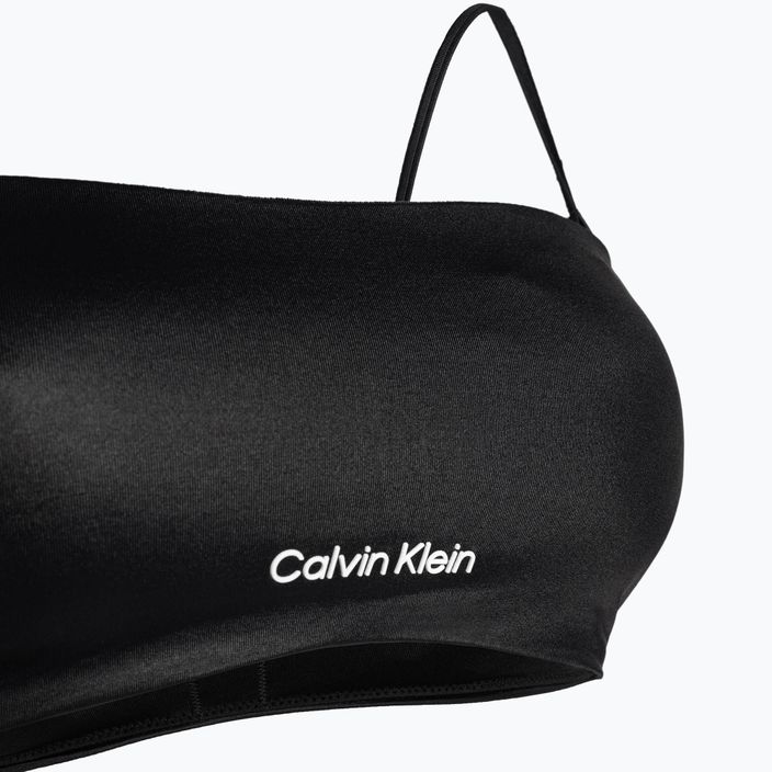 Calvin Klein Bandeau-Rp μπλουζάκι μαύρο 3